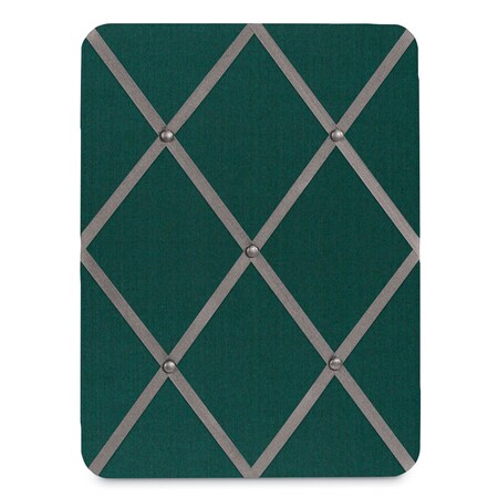 United Visual Products Slim Enclosed Corkboard, 36"x48", Gold Alum Frame/Keylime UVEB3648-GOLD-KEYLIME